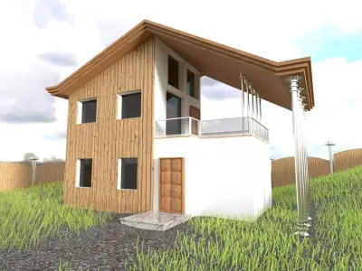 House Exterior 3D model 6