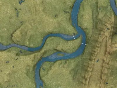 Chongqing - 3D City Topography Terrain 3D Model Pack