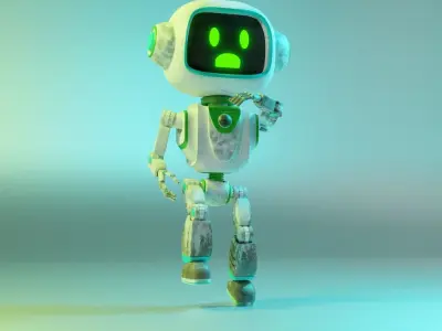 Cute Robot 3D model order