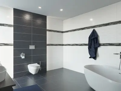 Bathroom 06 Low-poly 3D model