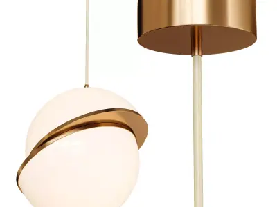 Hanging lamp SHIFT Low-poly 3D model