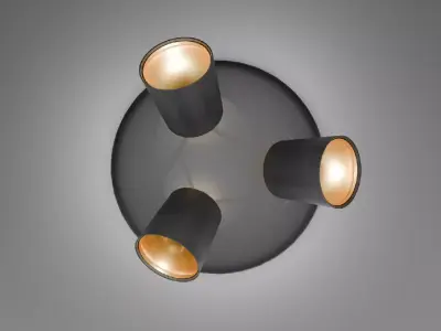 modern stylish light  Low-poly 3D model