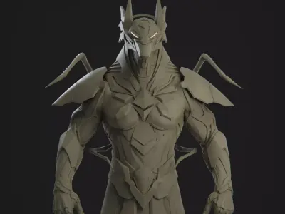 Anubis Cyber Suit 3D model