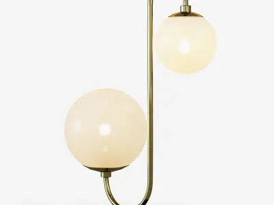 Pelle Table Lamp - Asymmetrical 3D model