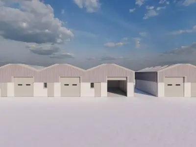 Warehouse-Warehouse Building 3D model