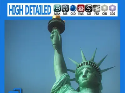 Statue of Liberty 3D model
