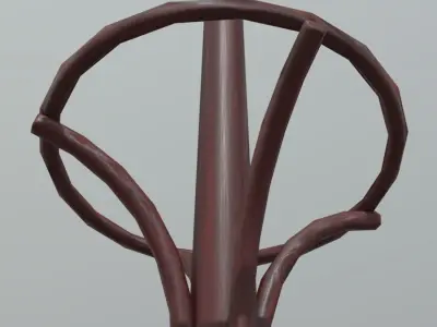 Coat Hanger Low-poly 3D model