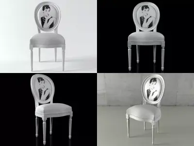 Louis Audrey White 3D model