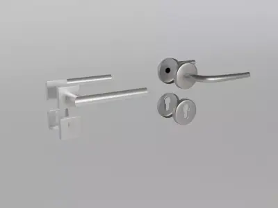 Door handles 3D model