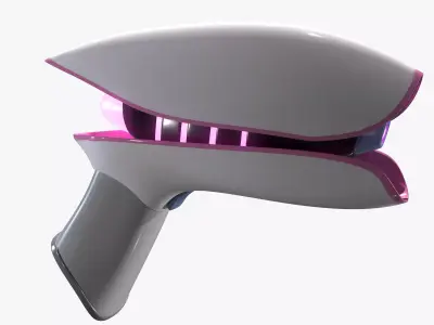 Portal Pistol Low-poly 3D model