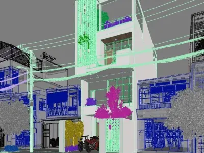3D MODERN HOUSE  3D model buy