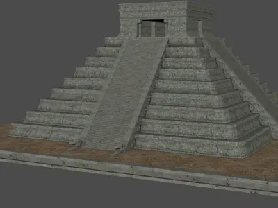 Itza Pyramid 3D model