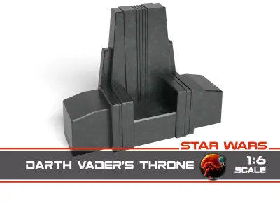 Darth Vaders Throne 1-6 scale Hottoys 3D print model