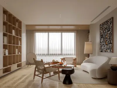 apartment interior scenes        3D model 16