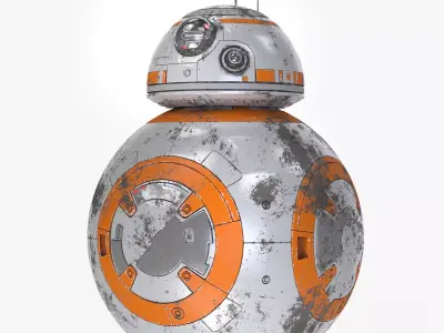 Dirty and New Star Wars BB-8 Droid  3D model