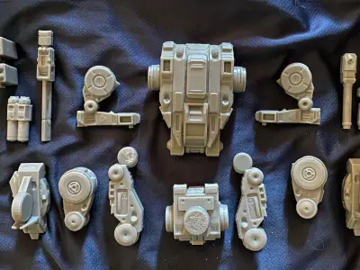 Mech- Baphomech Darkest Goat  3D print model