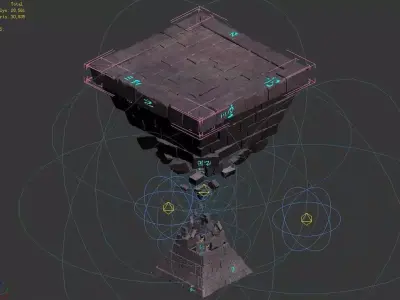 Titan Temple - Shitai 04 3D model