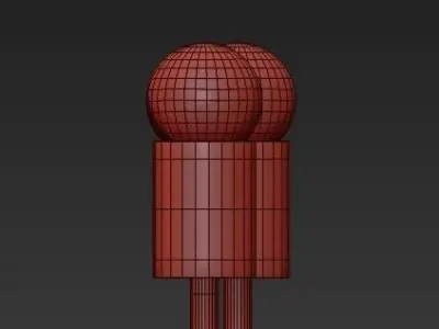 Le Marais Chandelier 12 Light 3D model