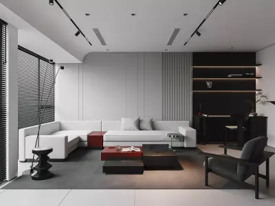 apartment interior scenes   3D model