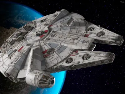  Millennium Falcon Spacecraft 
