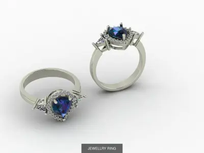 Jewelry rings 3D Model Pack