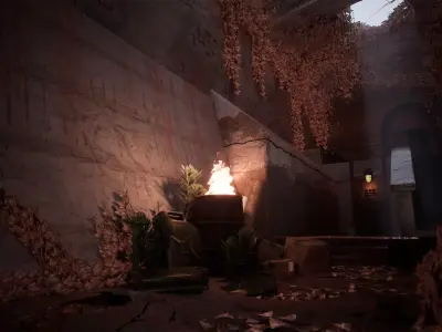 Old Bunker 30 Assets Low-poly 3D model