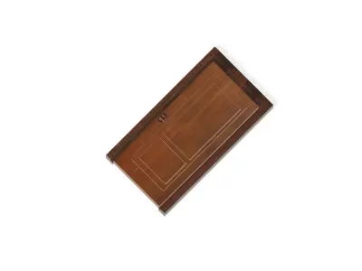 Realistic Wooden Door 3D model  Low-poly 3D model
