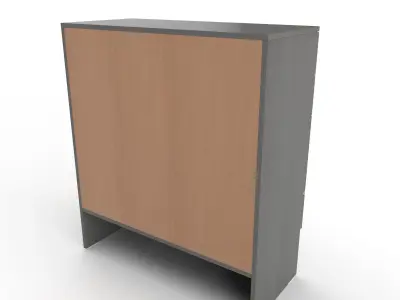 commode 13 Low-poly 3D model