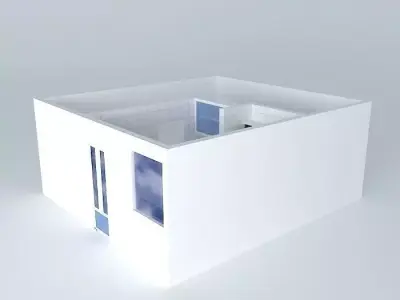 euorkut house with door Free 3D model