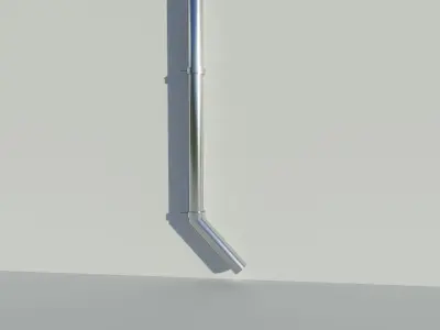 Drain pipe Low-poly 3D model