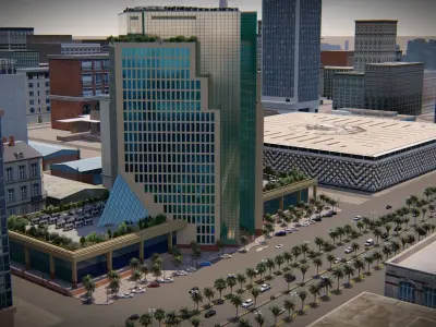 Tawuniya Towers  3D model