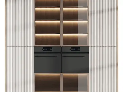 Modern kitchen 32 3D model