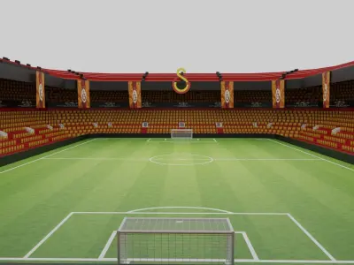 Galatasaray Football Stadium Low-poly 3D model