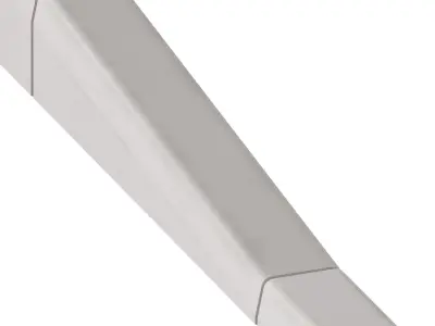 Curb set of squeegees 3D model