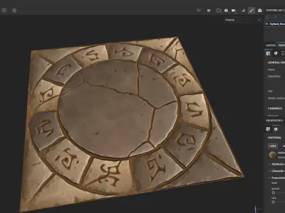 Stylized floor material Texture