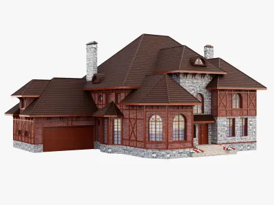 Cottage house 3D model