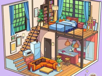 Little Room Low-poly 3D model