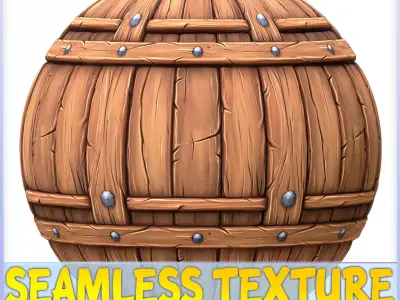 Stylized Wood Seamless Texture Texture 49