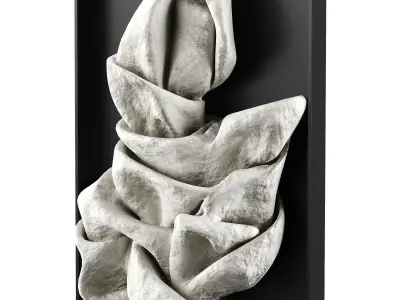 Jeannine Marchandt art Low-poly 3D model