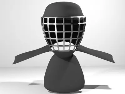 Martial-Art Headguard Type 4 3D model