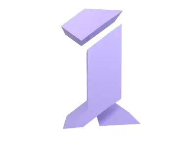 Sci-Fi Number 1 v1 003 Low-poly 3D model