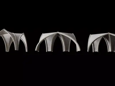 Gothic Vault Collection 3D model