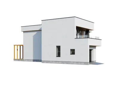 Modern house V95 3D model