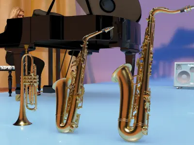 Concert Day 4K 3D model