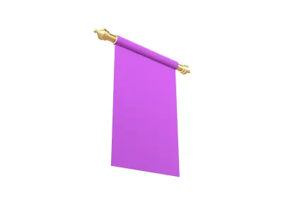 Pennant V1 003 Low-poly 3D model
