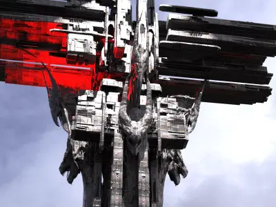 Dragon Cult Elites Tower Kit bash  3D model