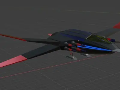 10 Spaceships Pack 1 Low-poly 3D model