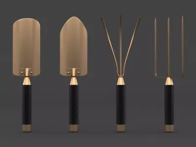 Garden Tools 3D model get