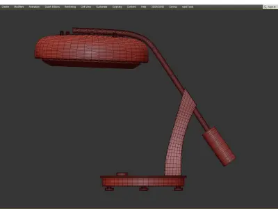 Delightfull Carter Desk Low-poly 3D model