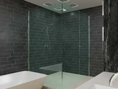 Modern Bathroom 3D model